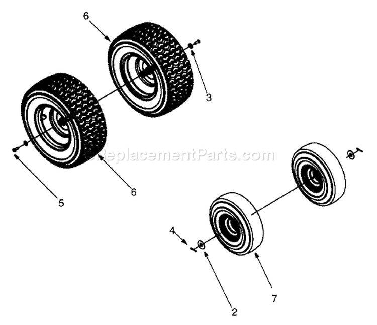 Page P Diagram and Parts List for 13B-325-401 1999 Yard Man Lawn Tractor